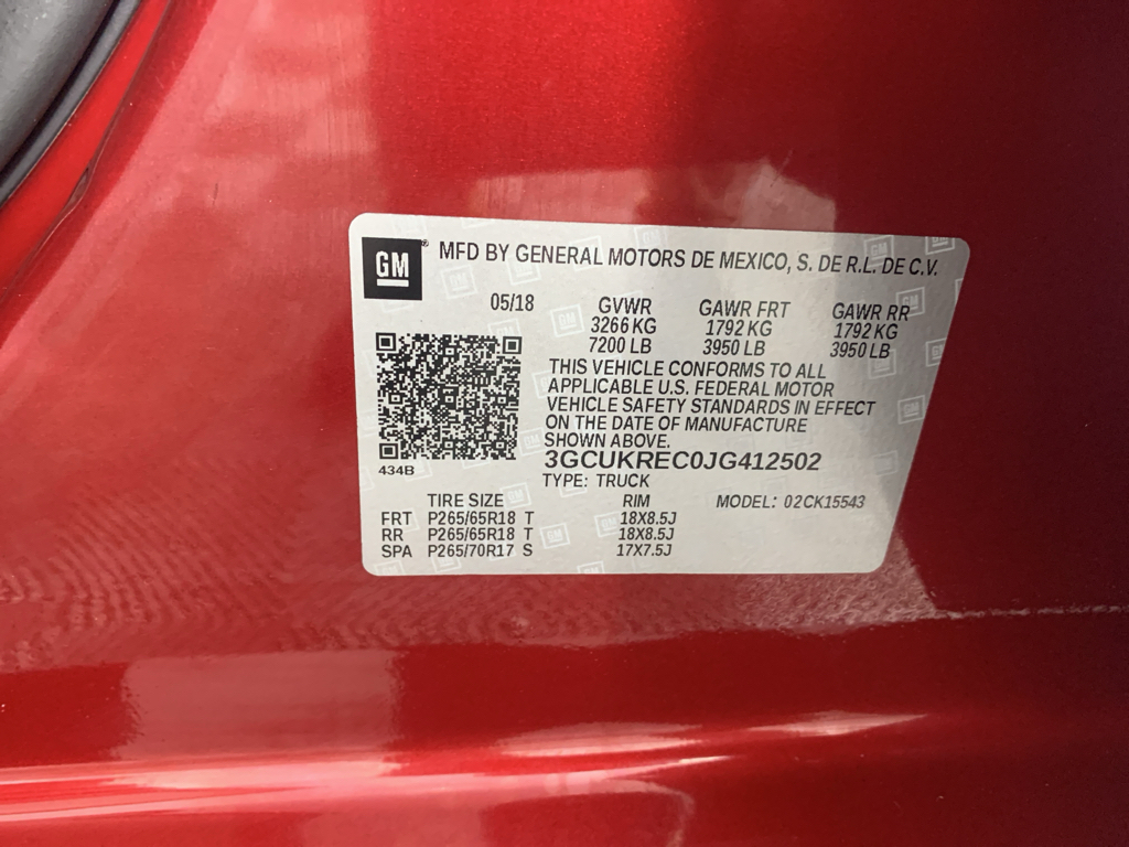 Used 2018 Chevrolet Silverado 1500 Truck