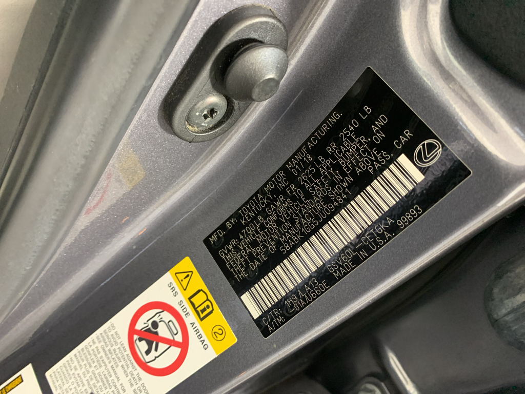 Used 2018 Lexus ES 350 Sedan