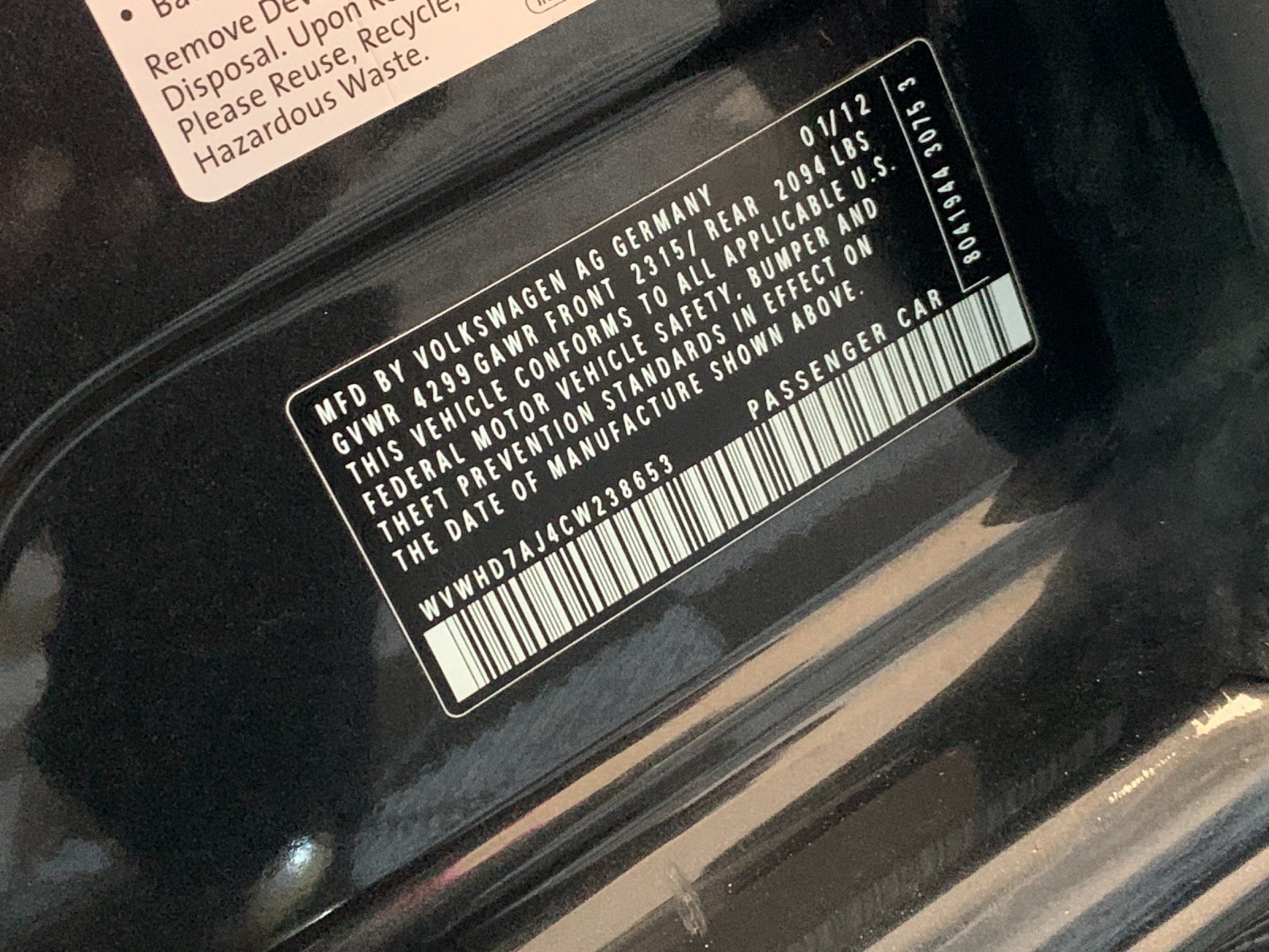 Used 2012 Volkswagen Golf GTI Hatchback