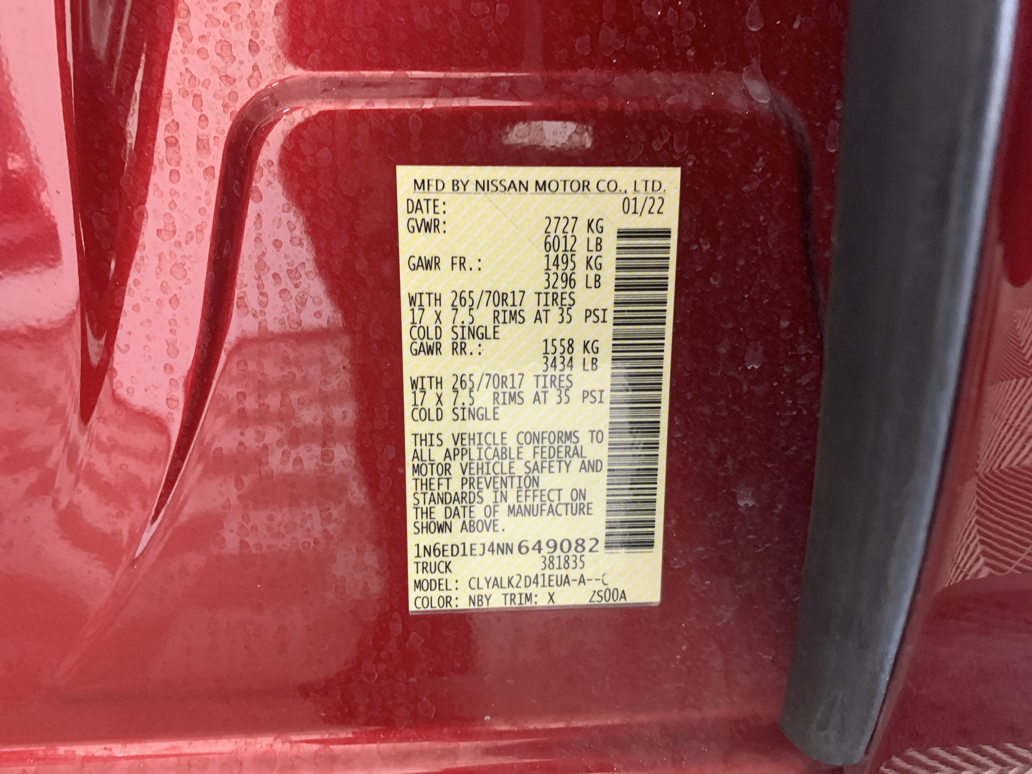 Used 2022 Nissan Frontier Truck