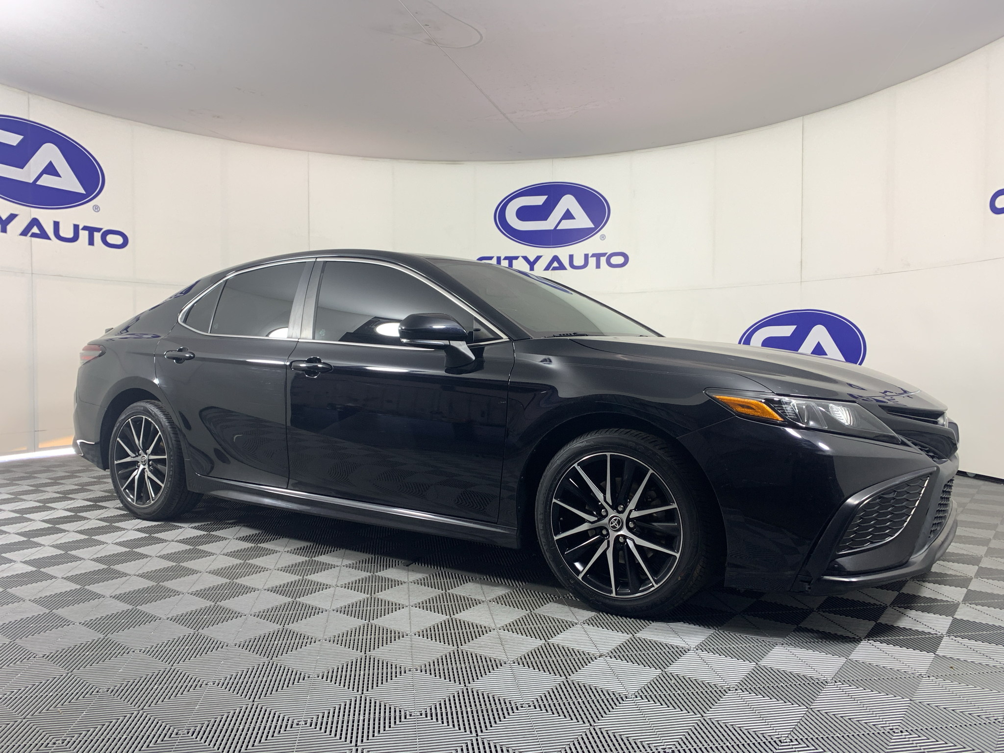 Midnight Black Metallic 2023 Toyota Camry Sedan  8-Speed Automatic