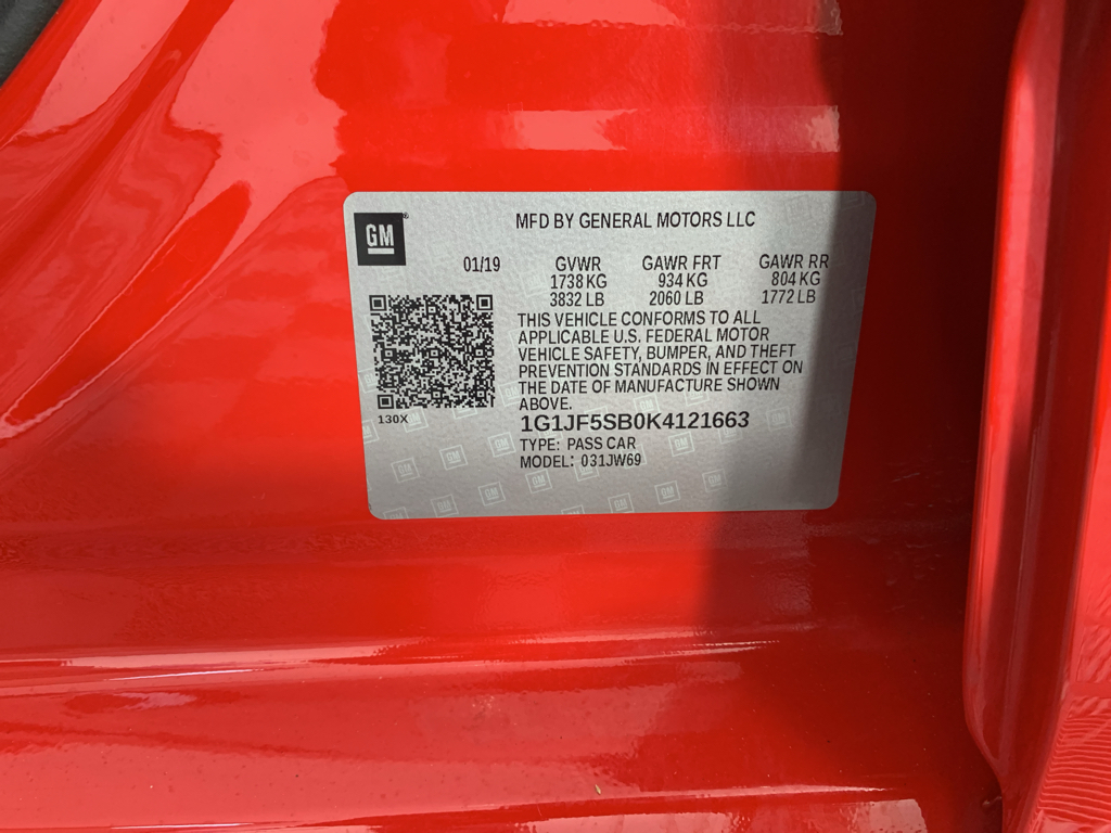 Used 2019 Chevrolet Sonic Sedan