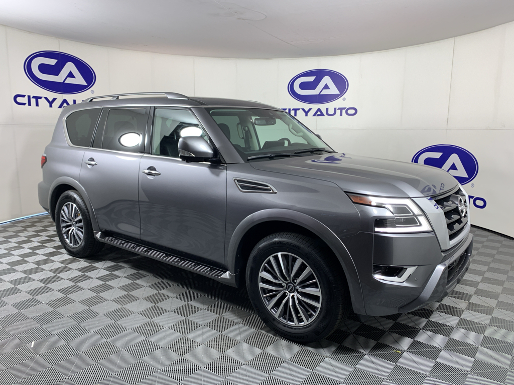 Gray (Gun Metallic) 2023 Nissan Armada SUV / Crossover 4X2 7-Speed Automatic
