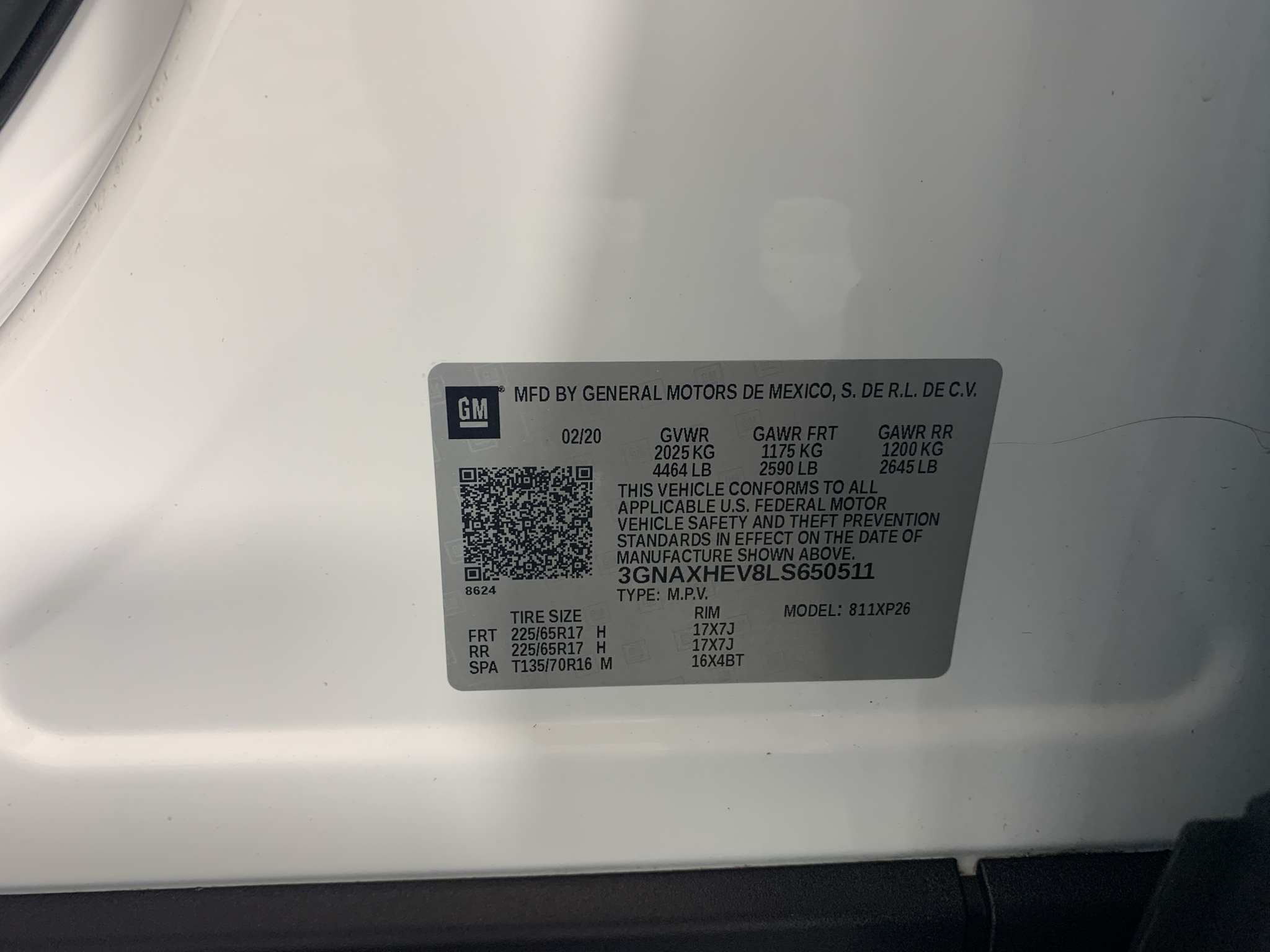 Used 2020 Chevrolet Equinox SUV