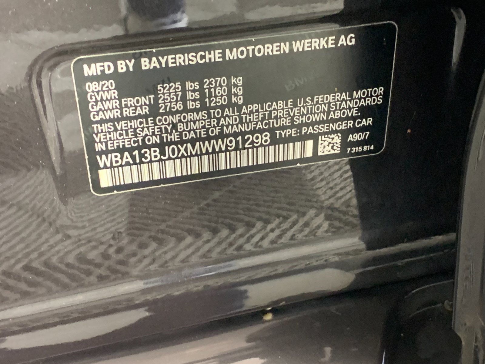Used 2021 BMW 5 series Sedan