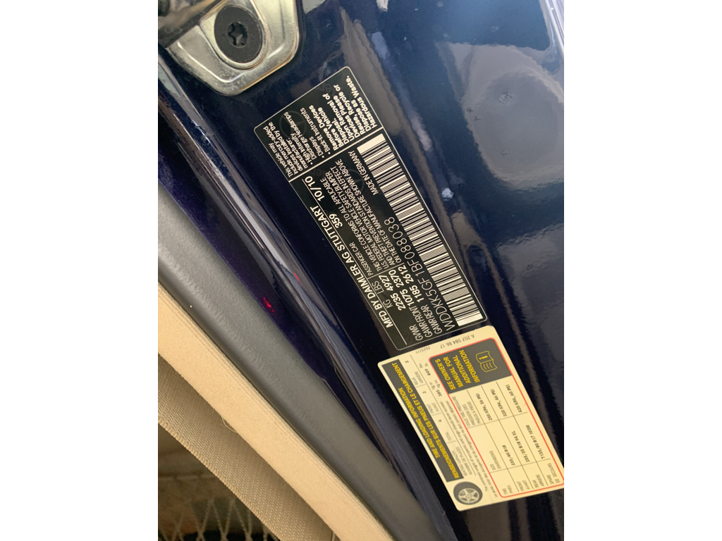 Used 2011 Mercedes-benz E-Class Convertible
