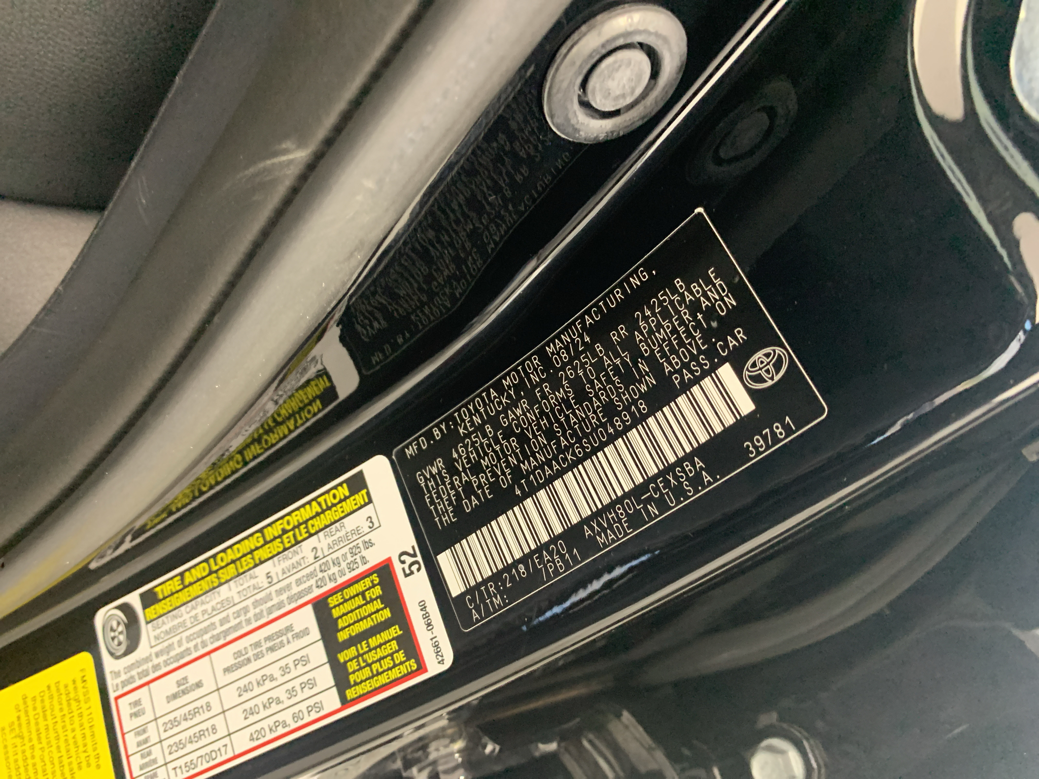 Used 2025 Toyota Camry Hybrid Sedan