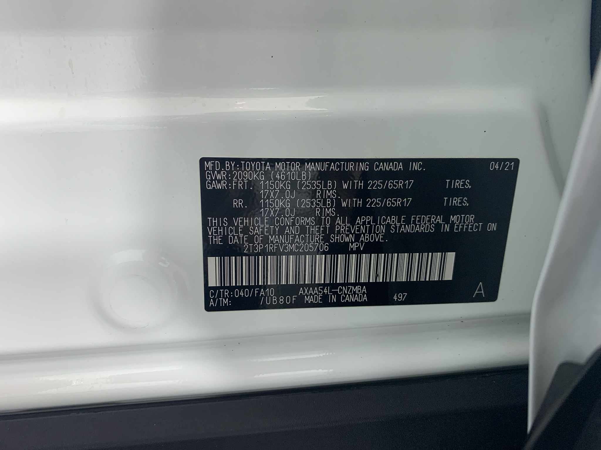 Used 2021 Toyota RAV4 SUV