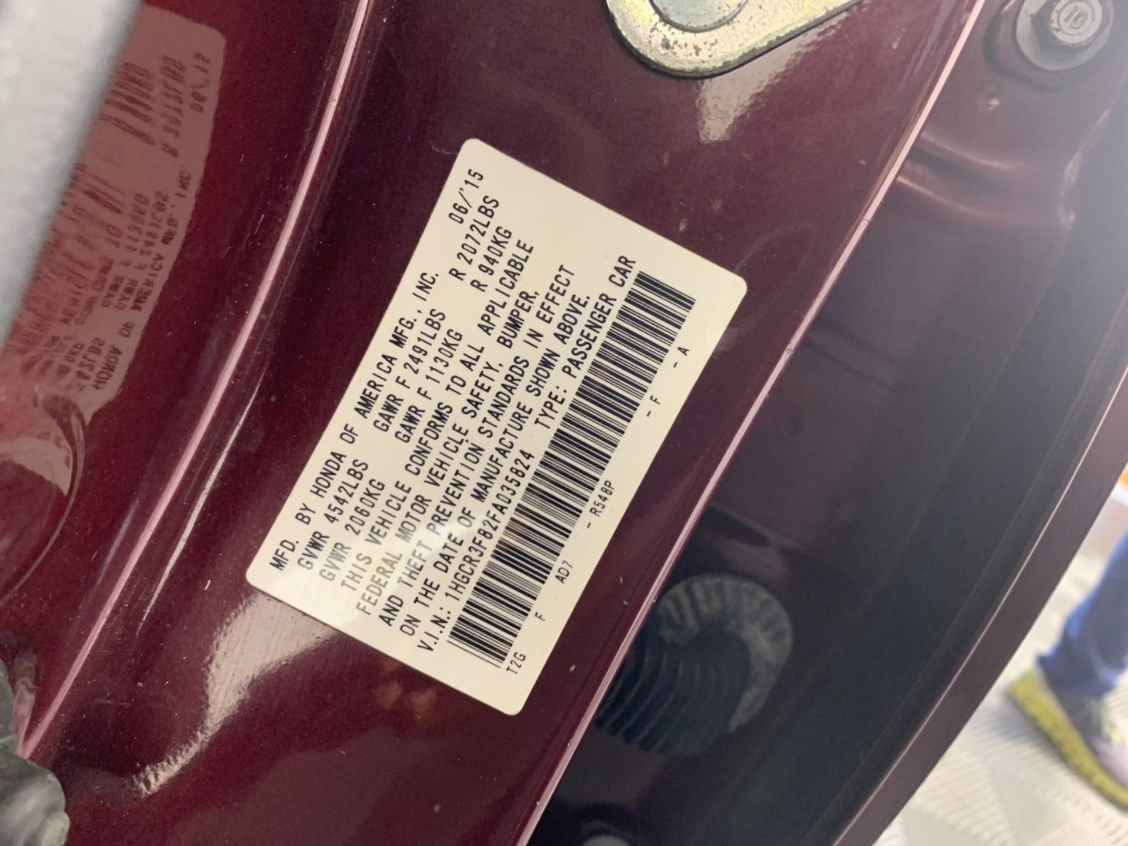 Used 2015 Honda Accord Sedan