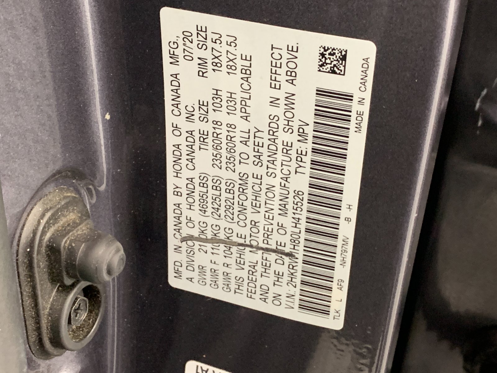 Used 2020 Honda CR-V SUV