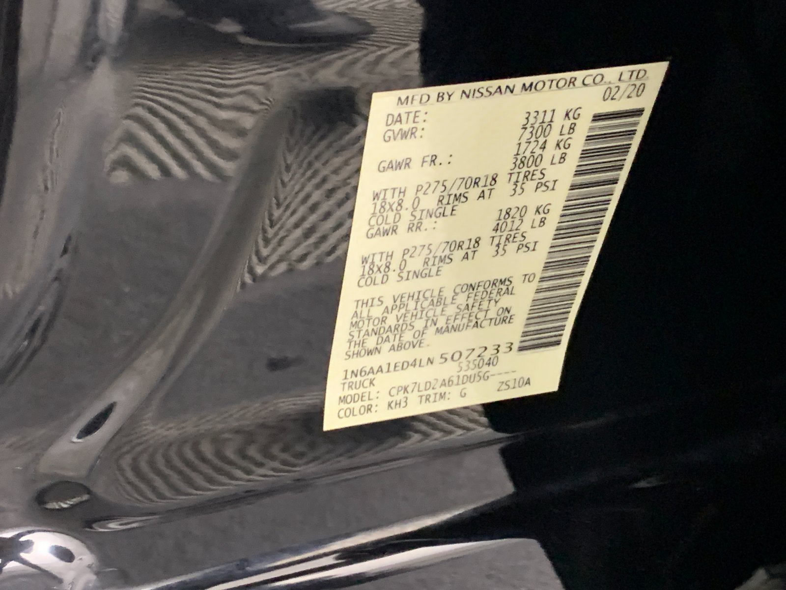 Used 2020 Nissan Titan Truck