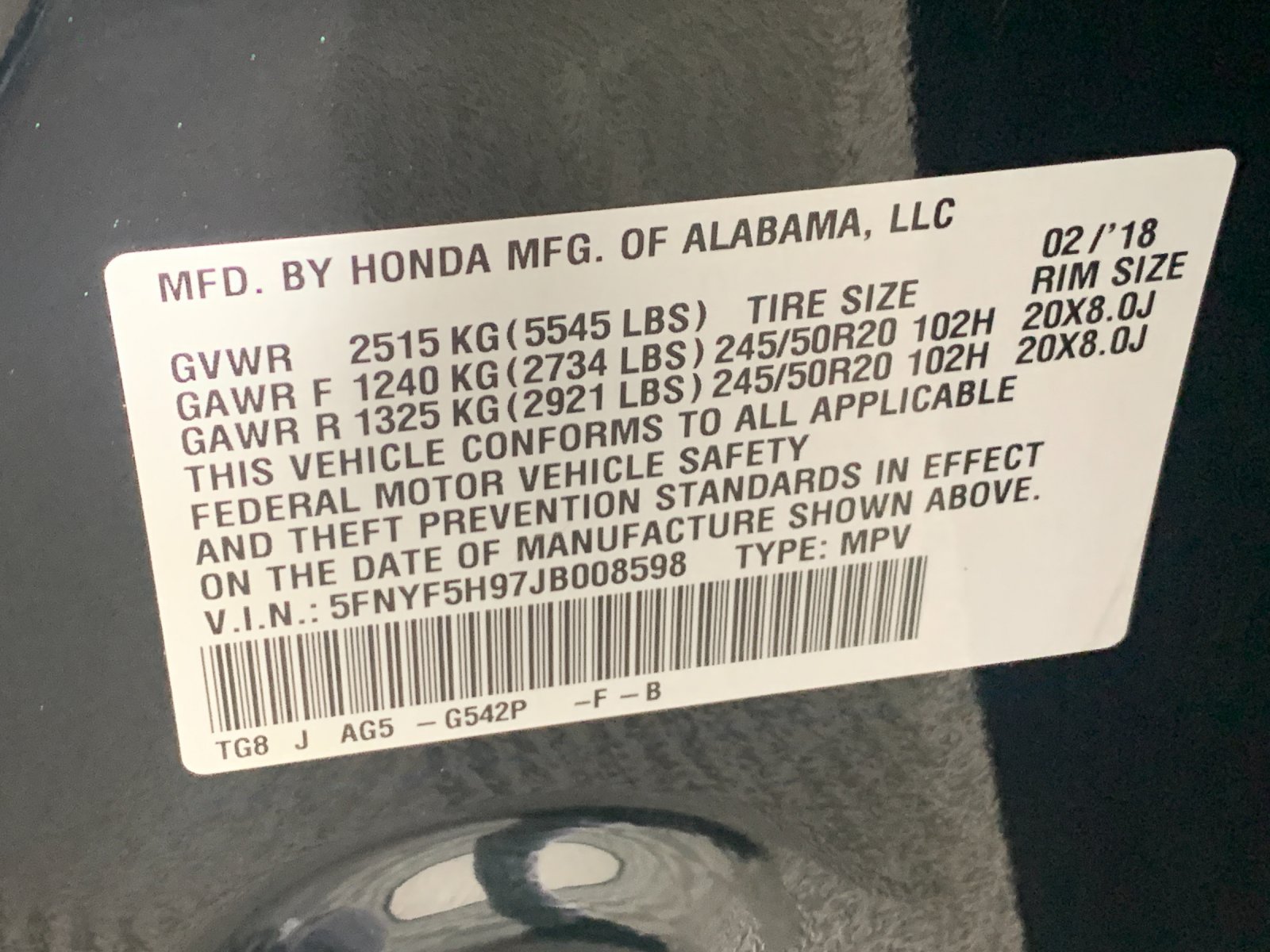 Used 2018 Honda Pilot SUV