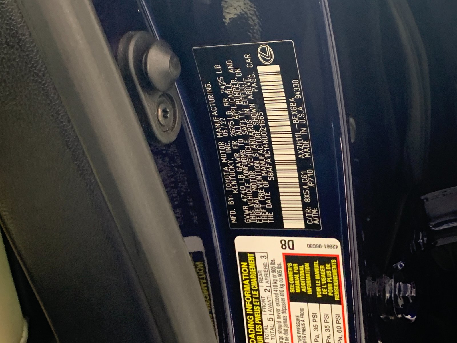 Used 2022 Lexus ES 300h Sedan