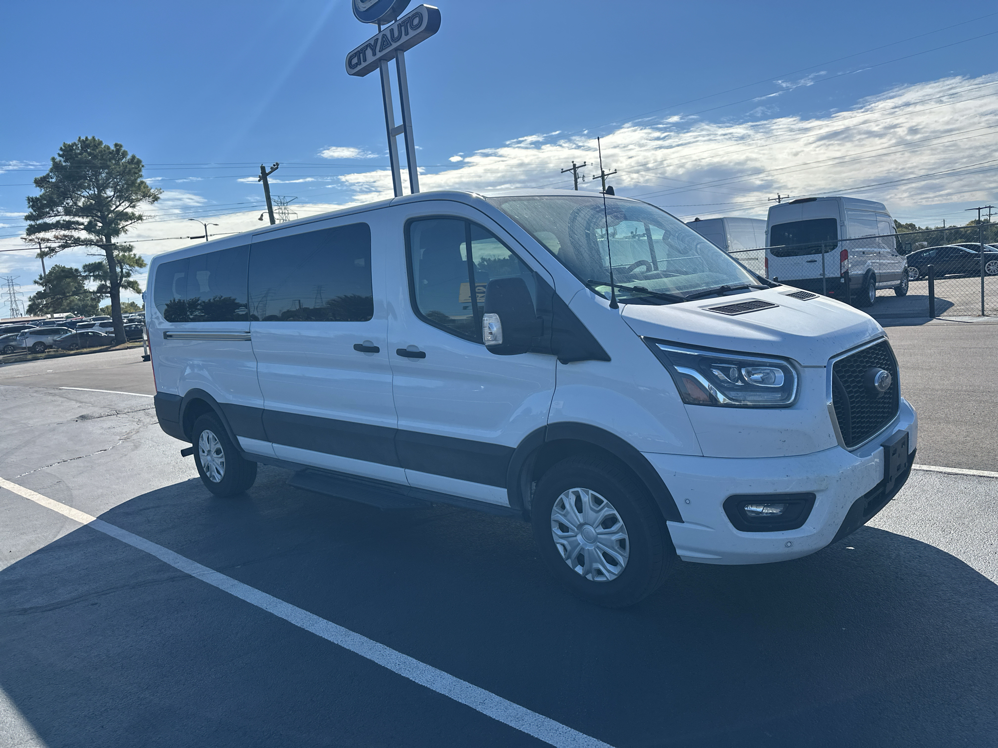 Used 2023 Ford Transit Wagon T-350 Low Roof Slide Wagon