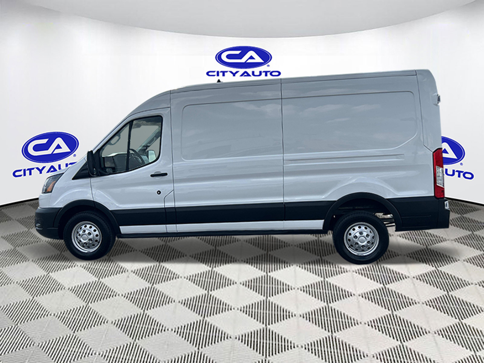 Used 2023 Ford Transit Van EL T-250 Med Roof Slide Van