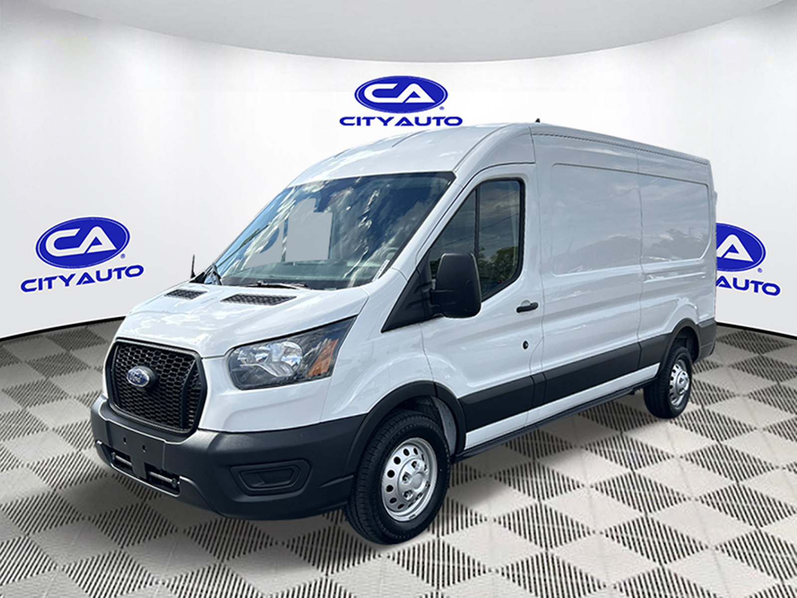 Used 2023 Ford Transit Van EL T-250 Med Roof Slide Van