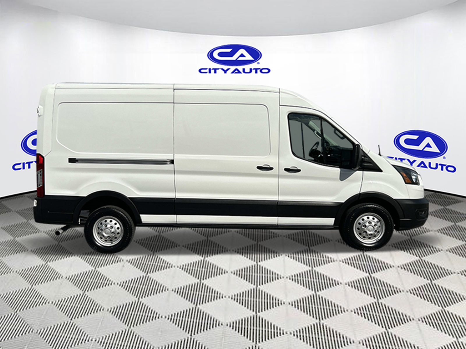 Used 2023 Ford Transit Van EL T-250 Med Roof Slide Van