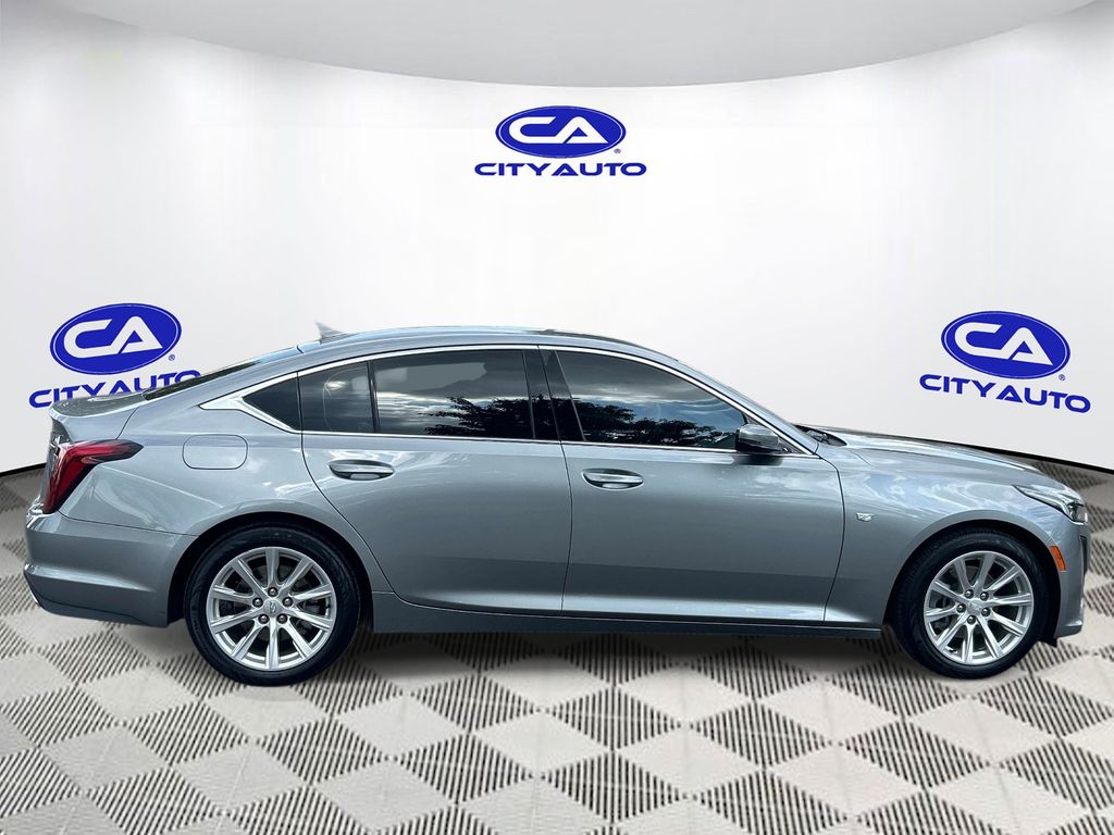 Argent Silver Metallic 2023 Cadillac CT5 Sedan Rear-Wheel Drive Automatic