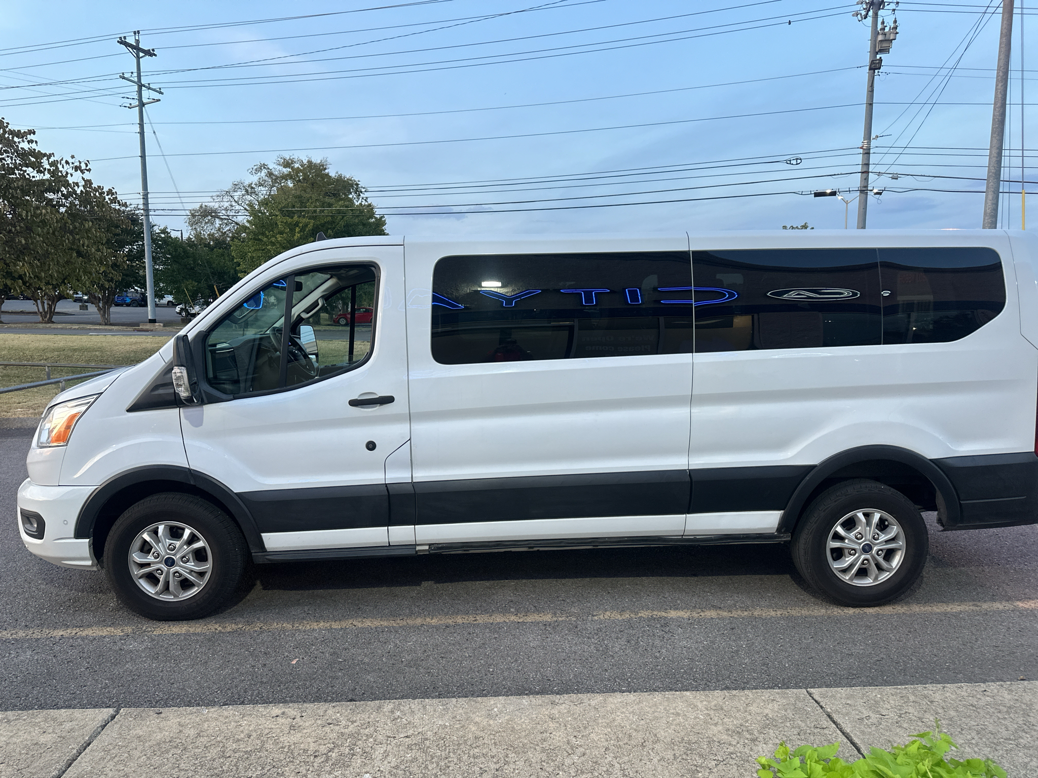 Used 2021 Ford Transit Wagon T-350 Low Roof Slide Wagon