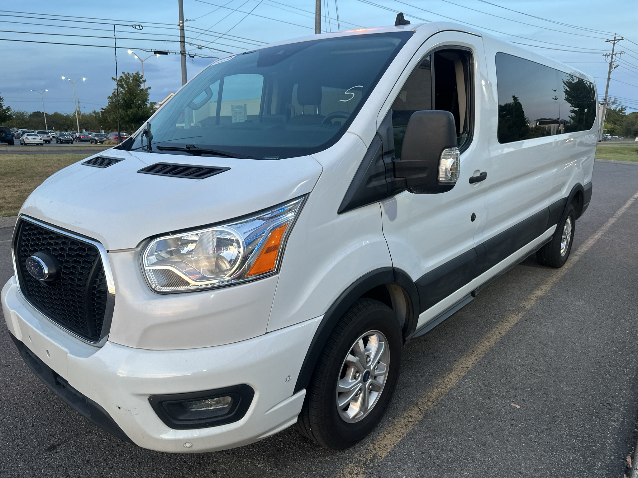 Used 2021 Ford Transit Wagon T-350 Low Roof Slide Wagon