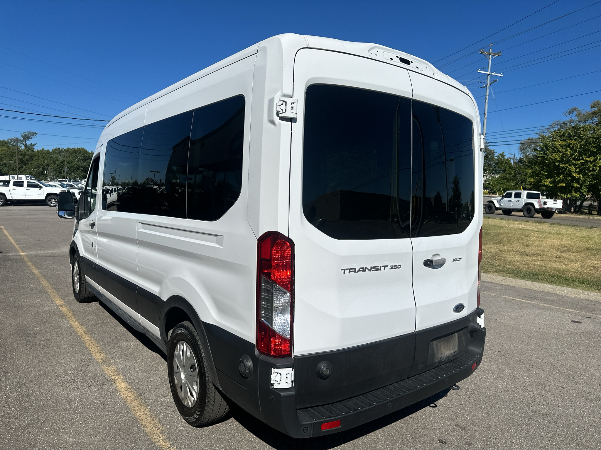 Used 2024 Ford Transit Wagon T-350 Med Roof Slide Wagon