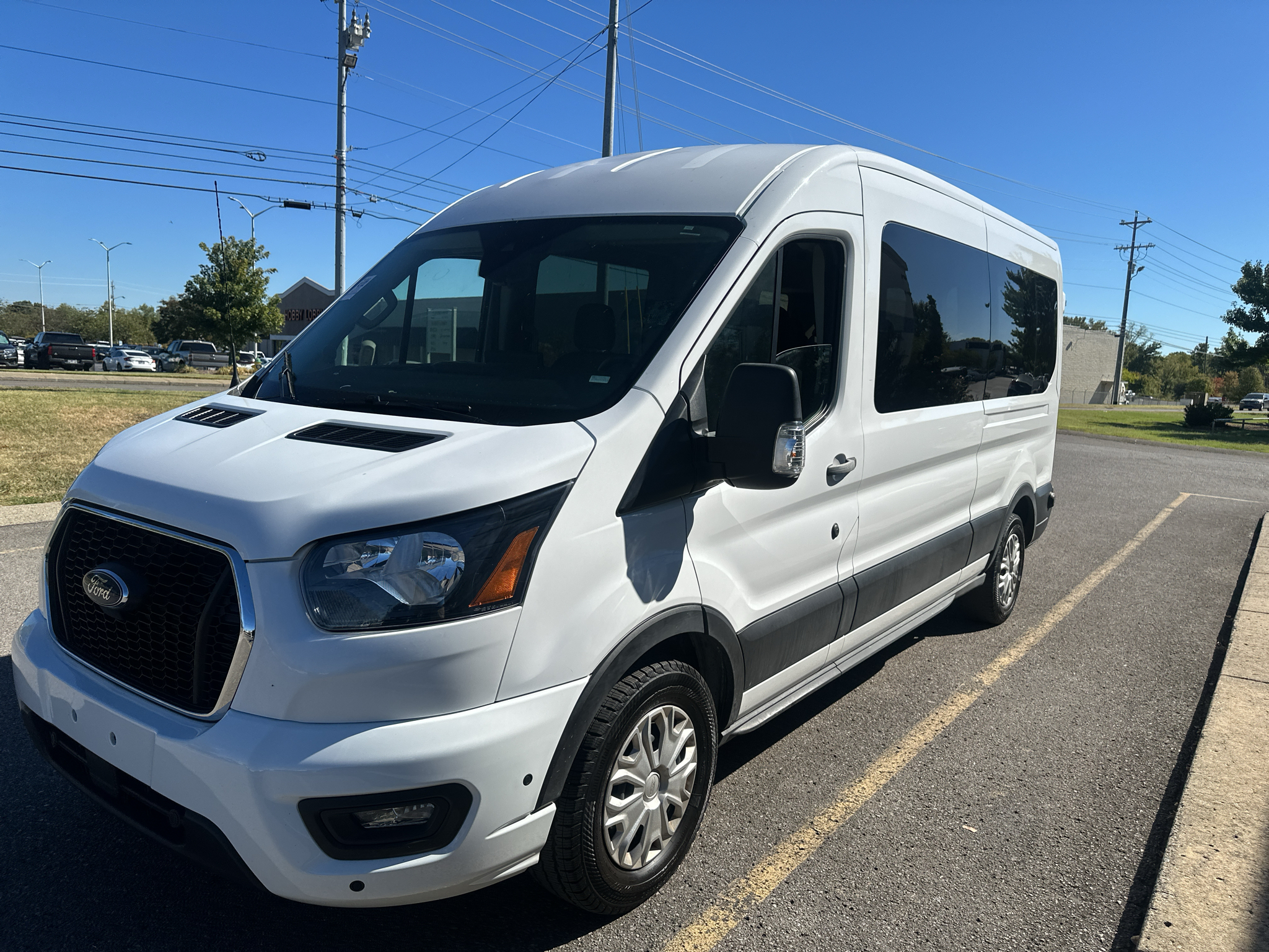 Used 2024 Ford Transit Wagon T-350 Med Roof Slide Wagon