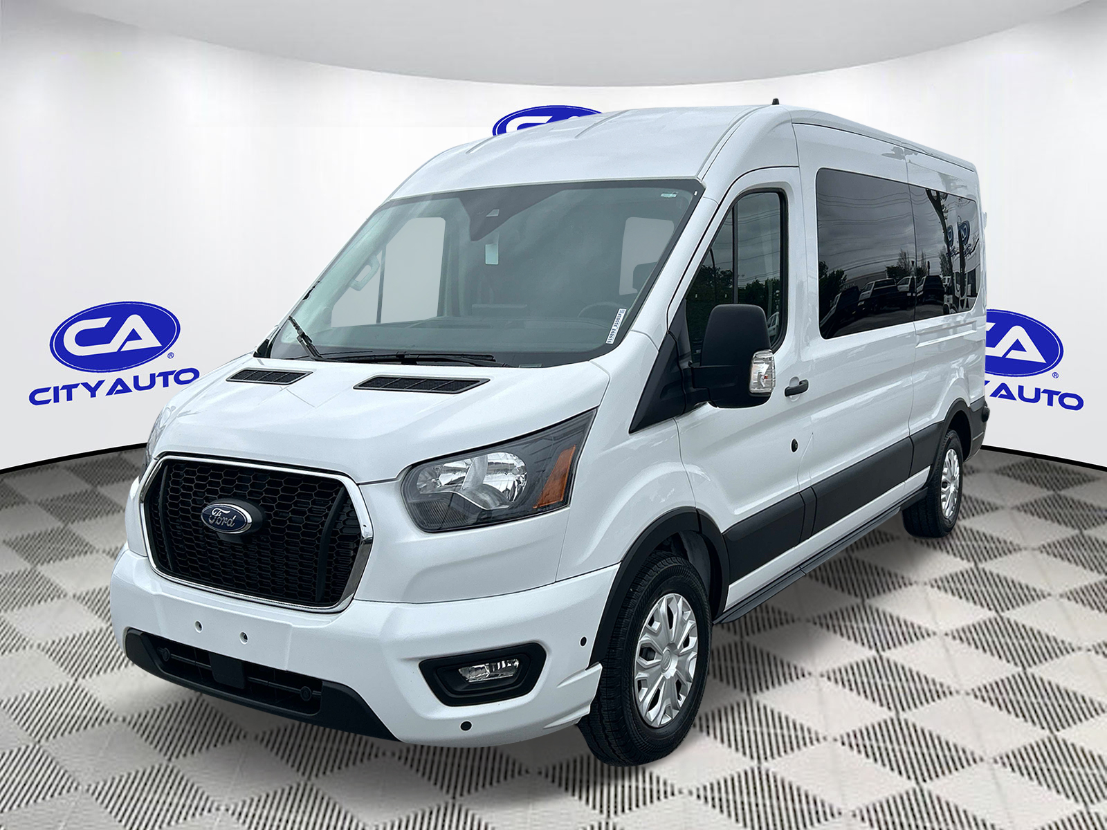 Used 2024 Ford Transit Wagon T-350 Med Roof Slide Wagon