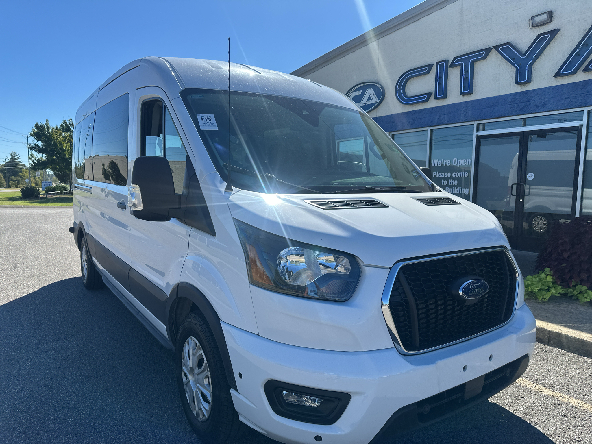 Used 2024 Ford Transit Wagon T-350 Med Roof Slide Wagon