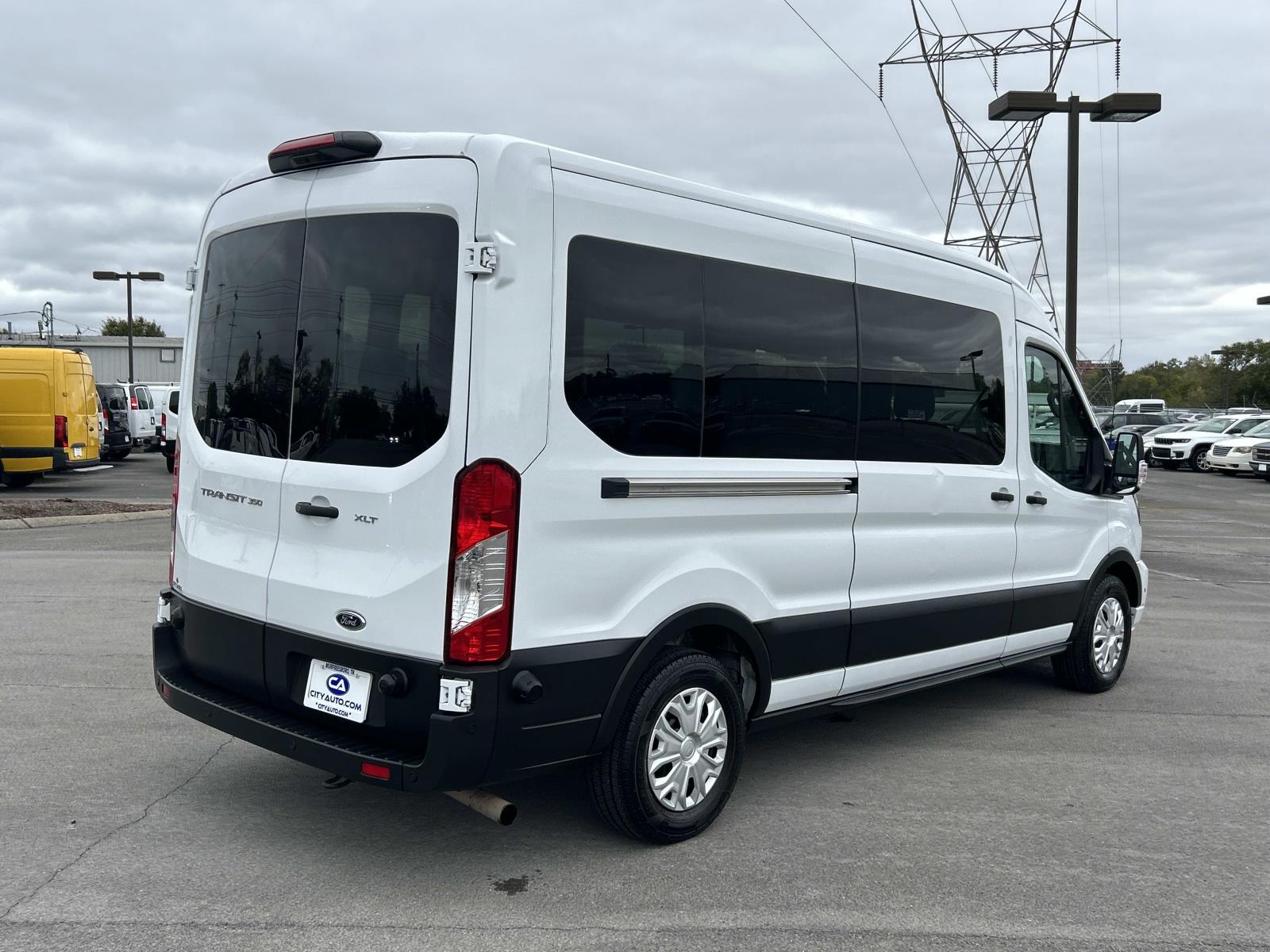 Used 2024 Ford Transit Wagon T-350 Med Roof Slide Wagon