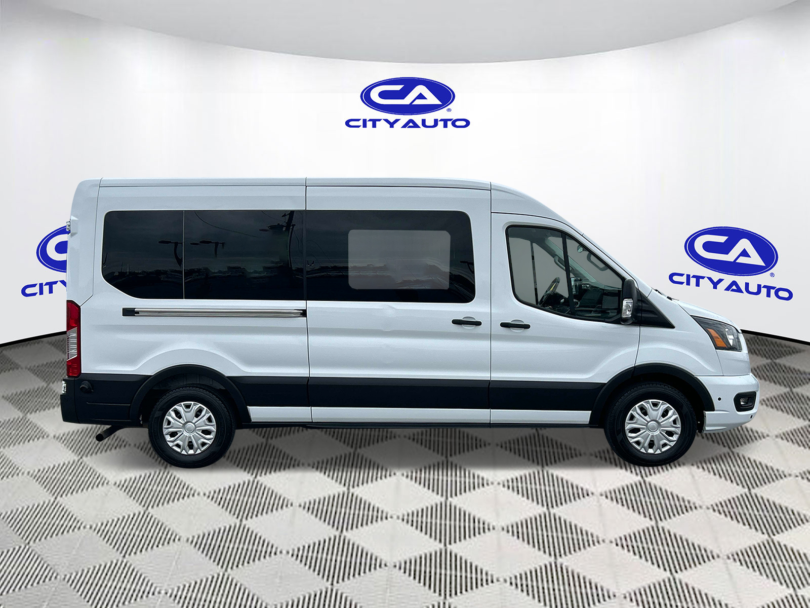 Used 2024 Ford Transit Wagon T-350 Med Roof Slide Wagon