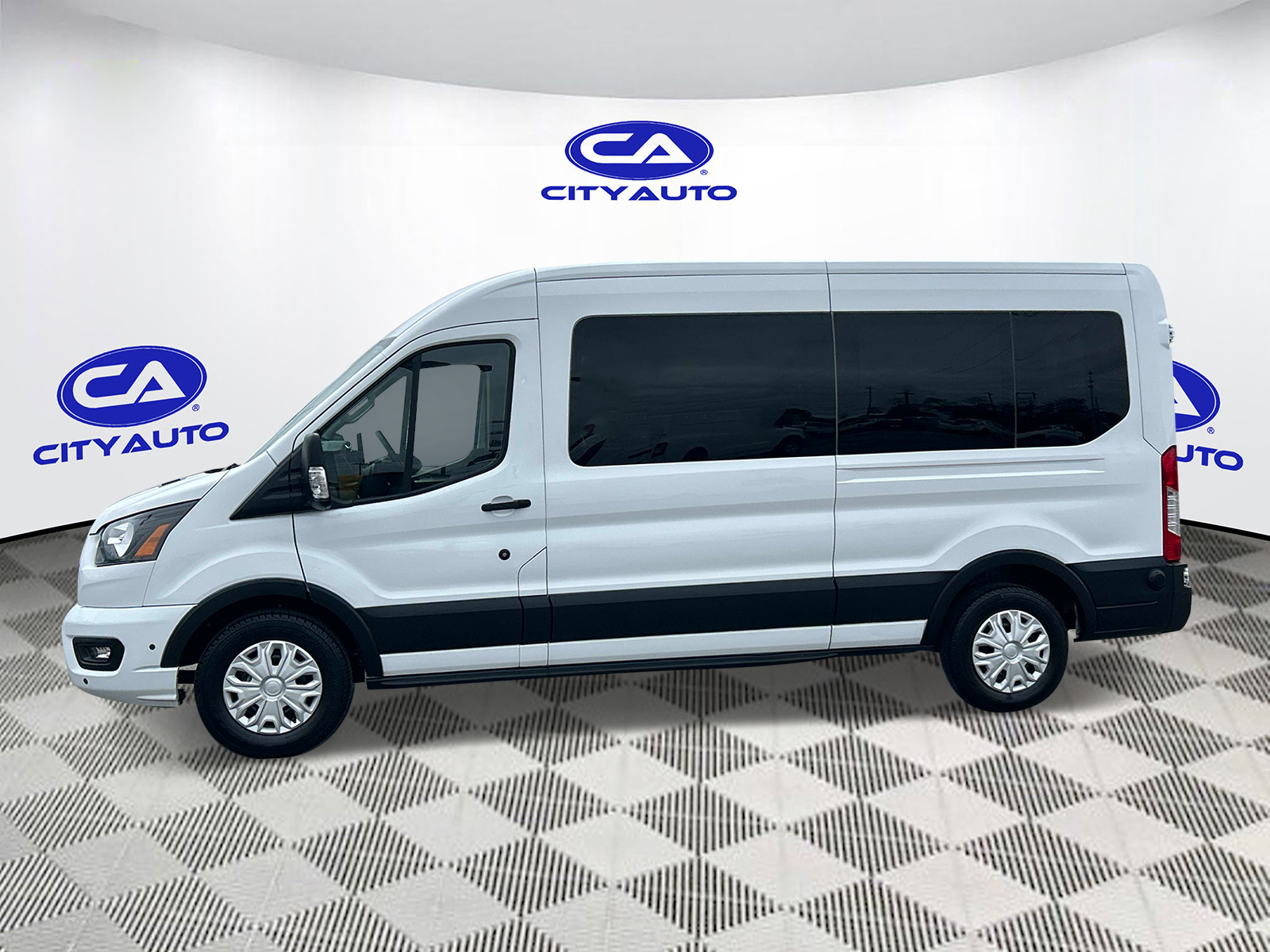 Used 2024 Ford Transit Wagon T-350 Med Roof Slide Wagon