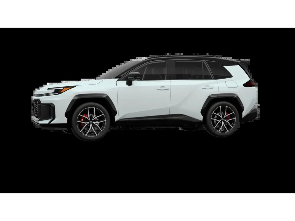 New 2026 Wind Chill Pearl with Midnight Black Metallic roof Toyota GR SPORT image 3