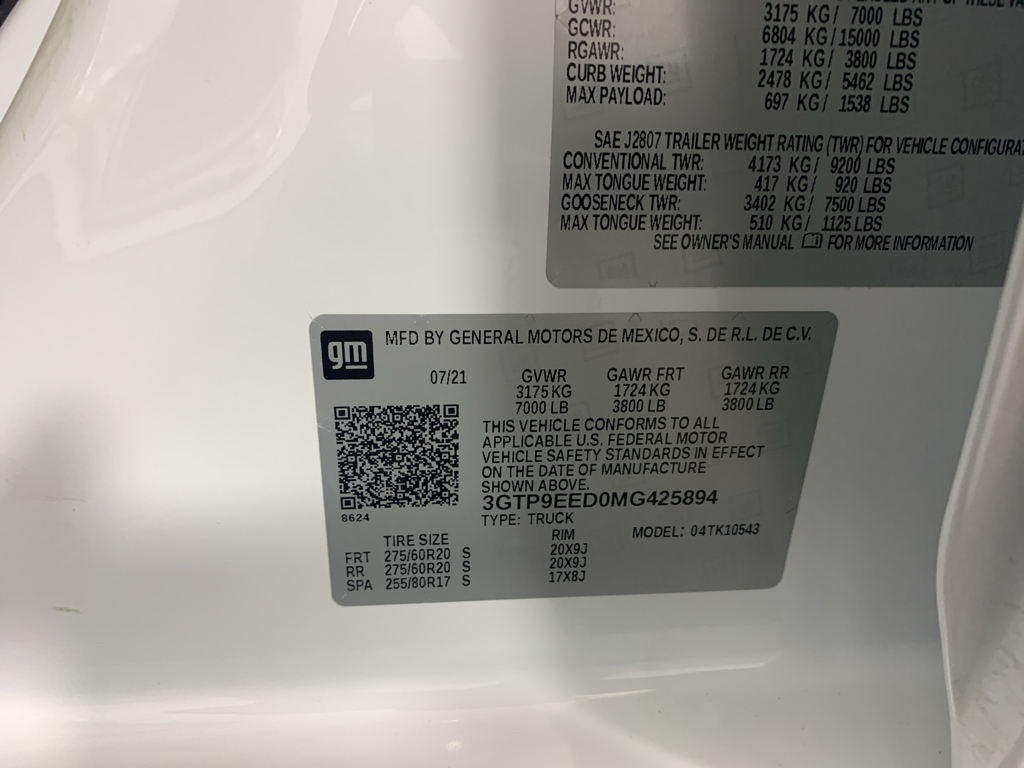 Used 2021 GMC Sierra 1500 Truck