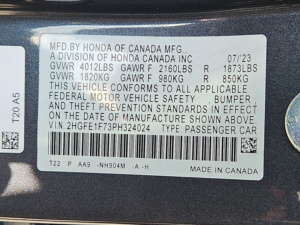 Used 2023 Honda Civic Sedan