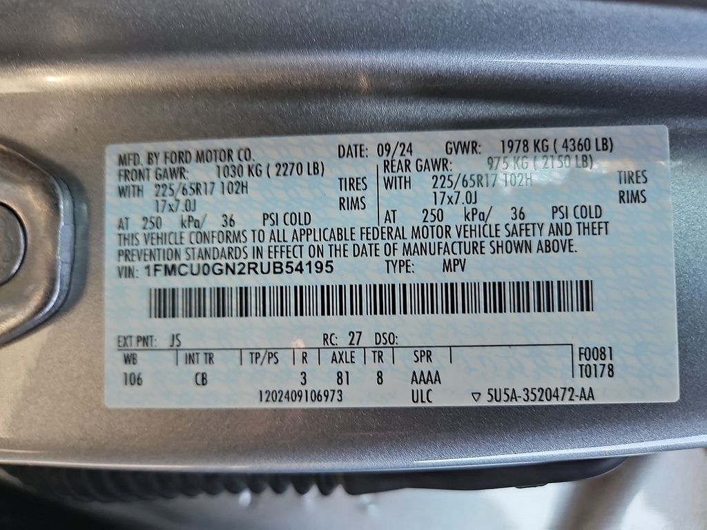 Used 2024 Ford Escape SUV