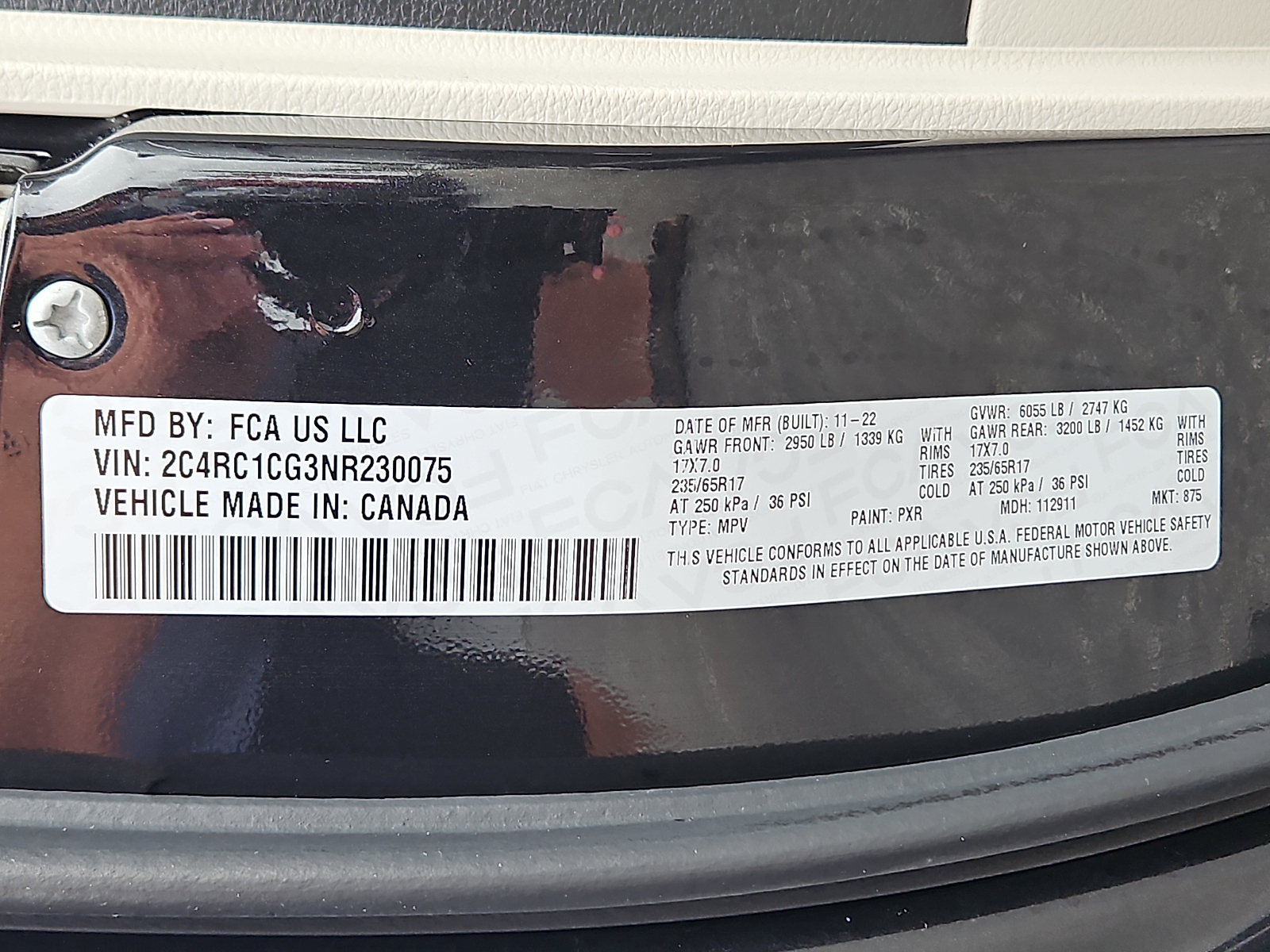 Used 2022 Chrysler Voyager Van