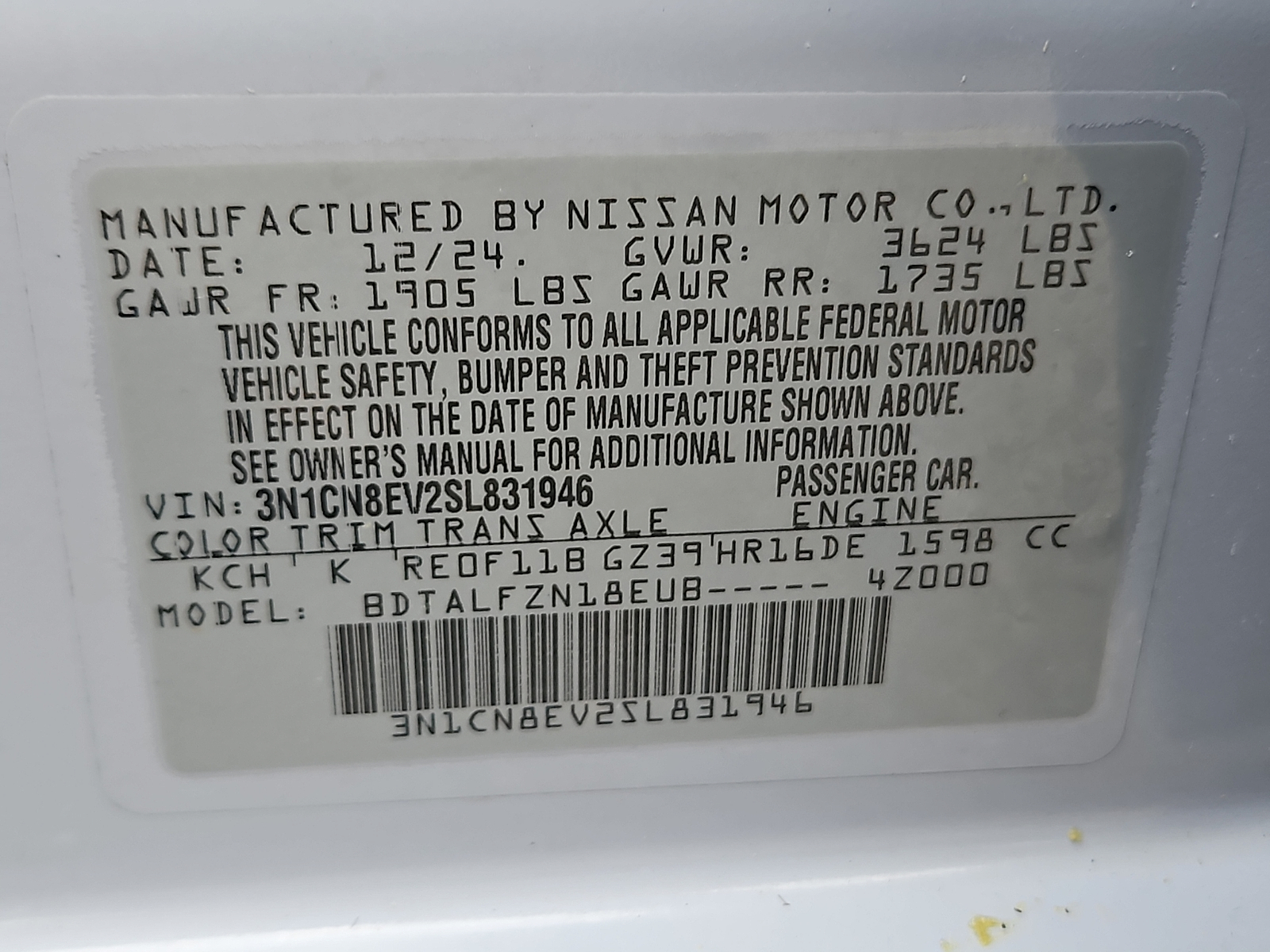Used 2025 Nissan Versa Sedan