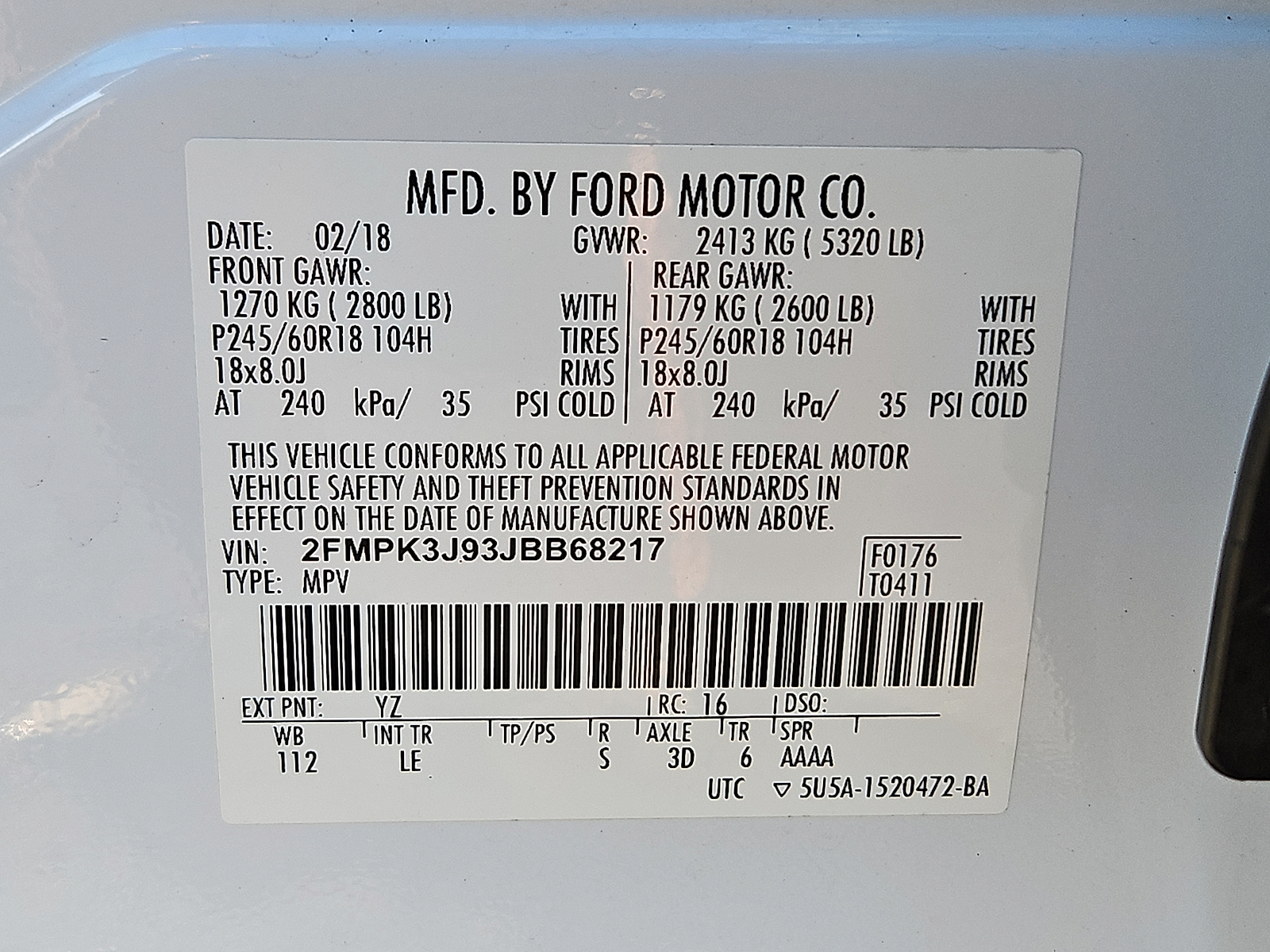 Used 2018 Ford Edge SUV