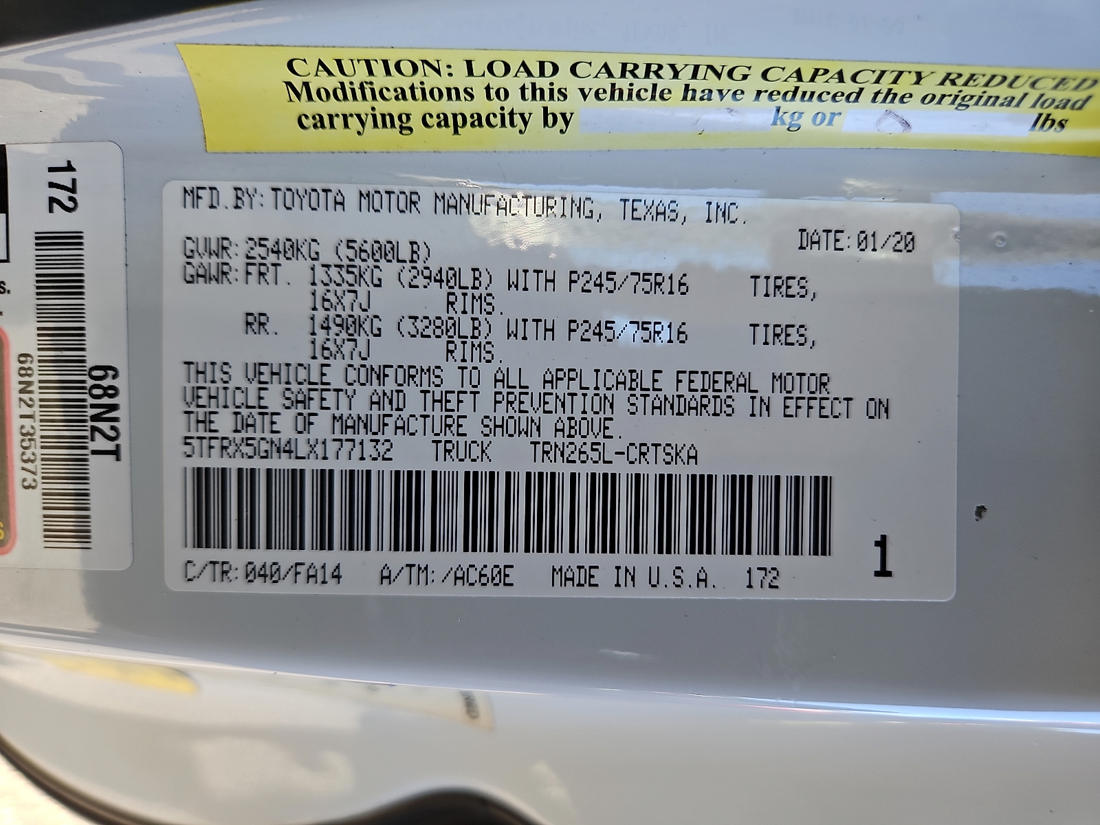 Used 2020 Toyota Tacoma Truck