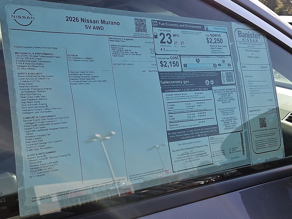 New 2026 Nissan Murano SUV
