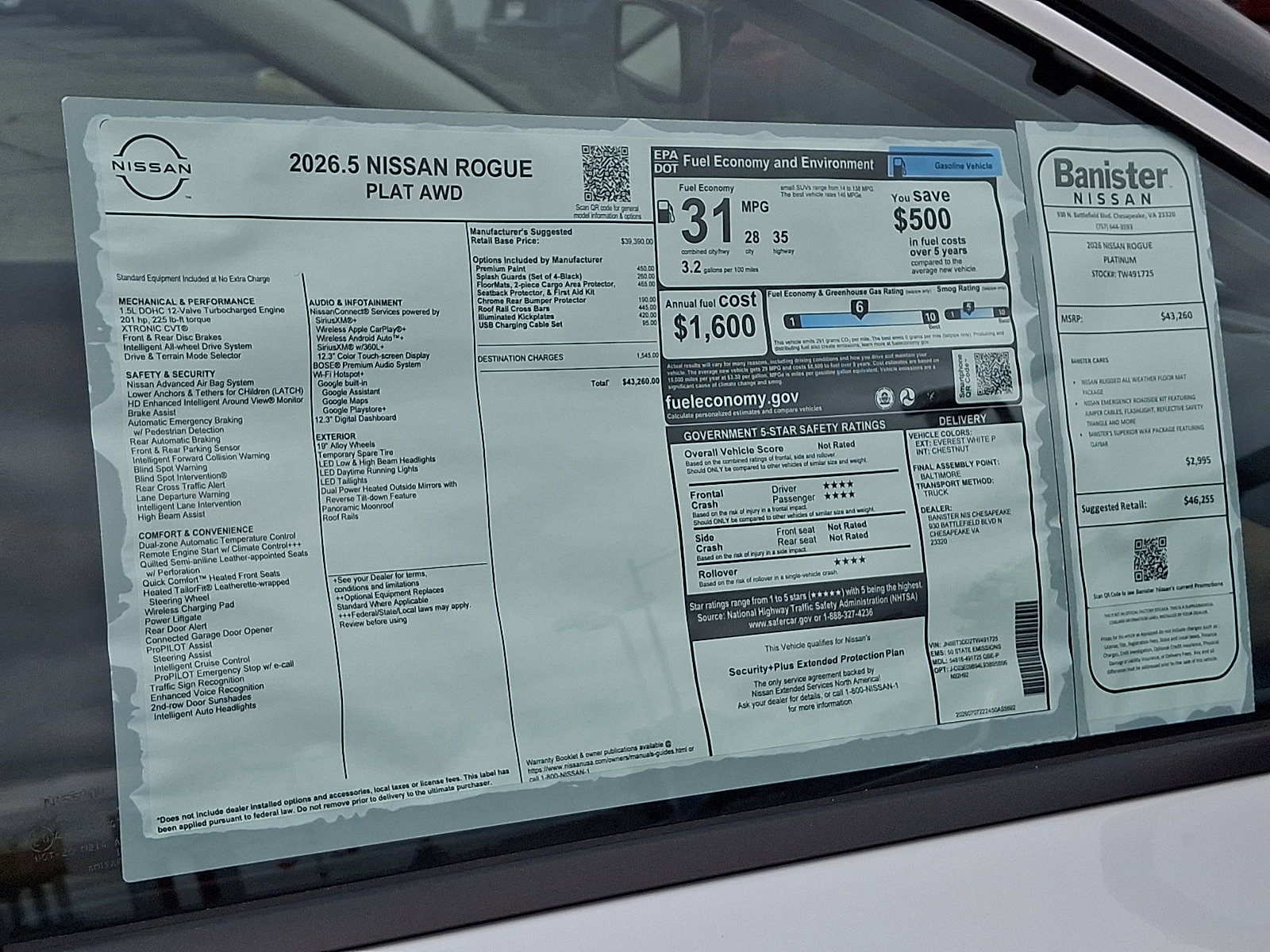 New 2026 Nissan Rogue SUV