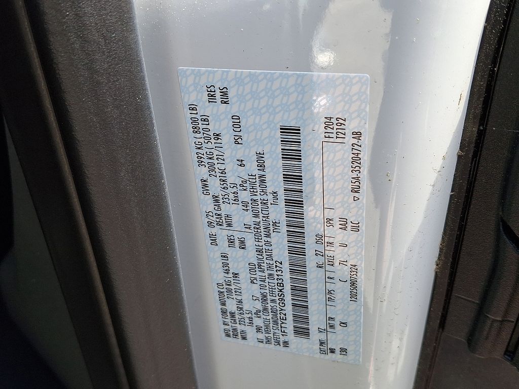 New 2025 Ford Transit Van T-150 Low Roof Slide Van
