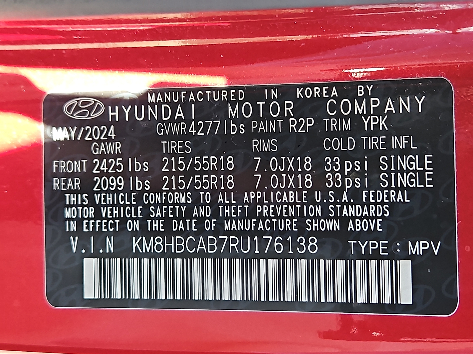 Used 2024 Hyundai Kona SUV
