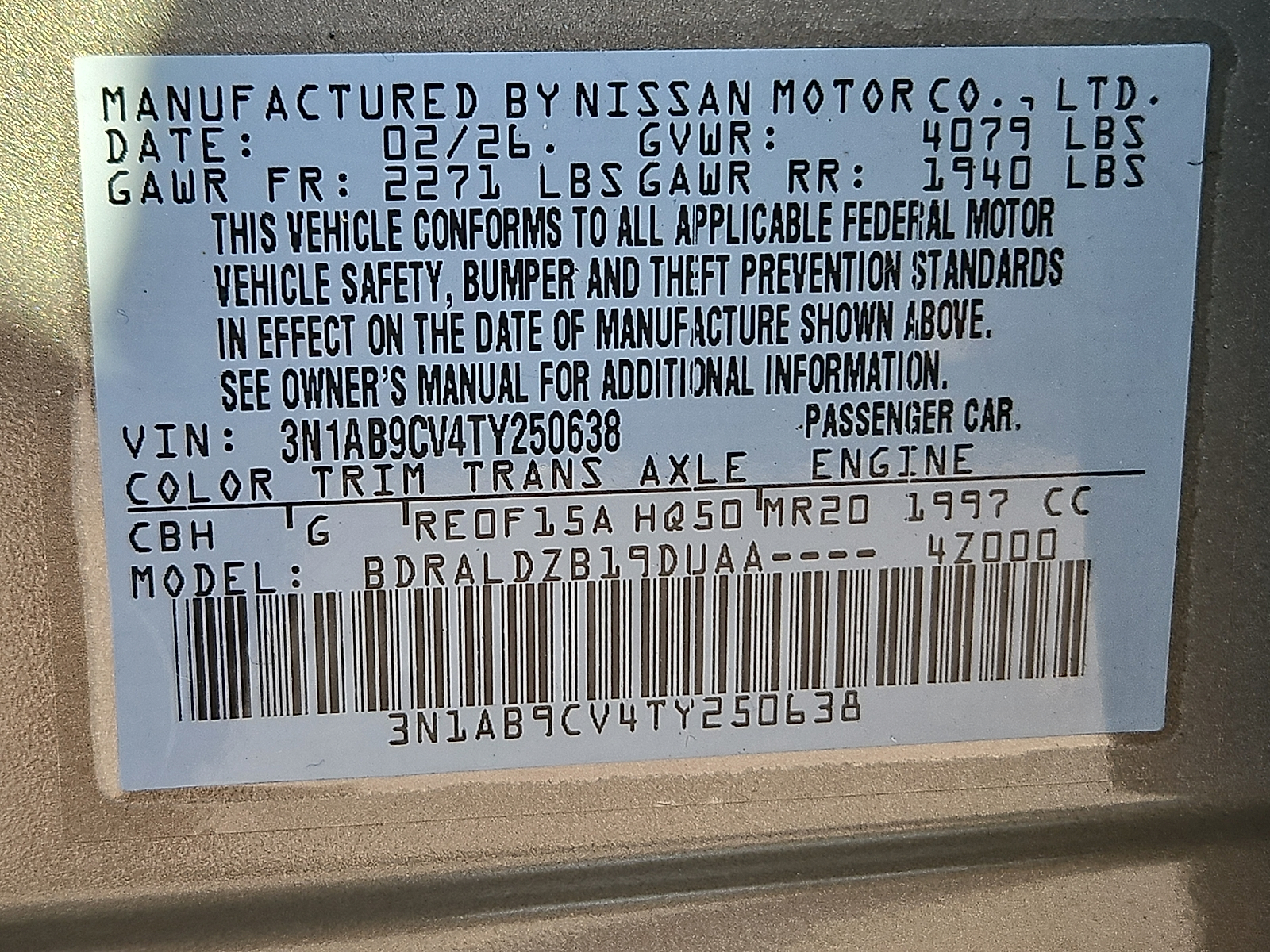 Used 2026 Nissan Sentra Sedan