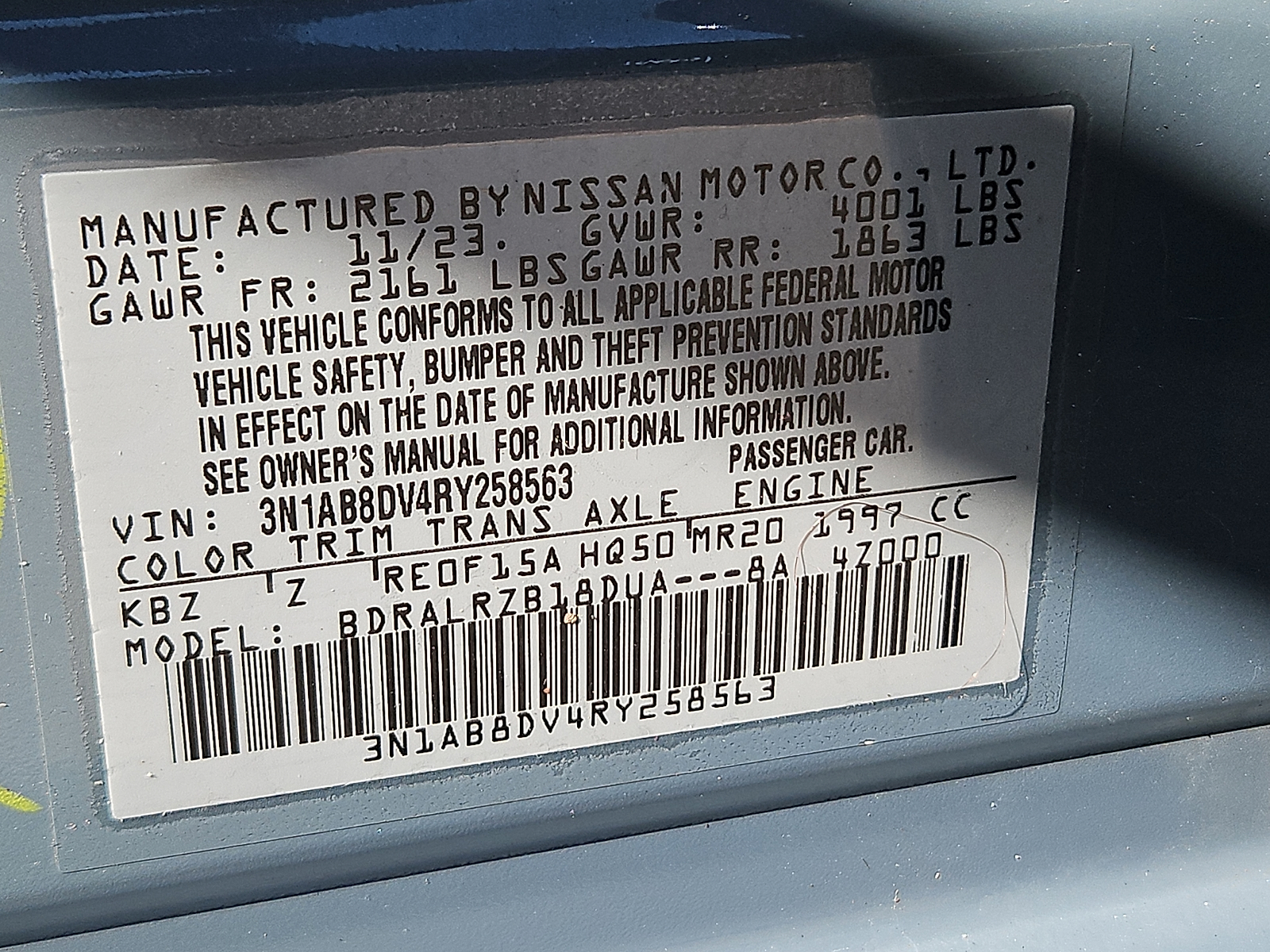 Used 2024 Nissan Sentra Sedan