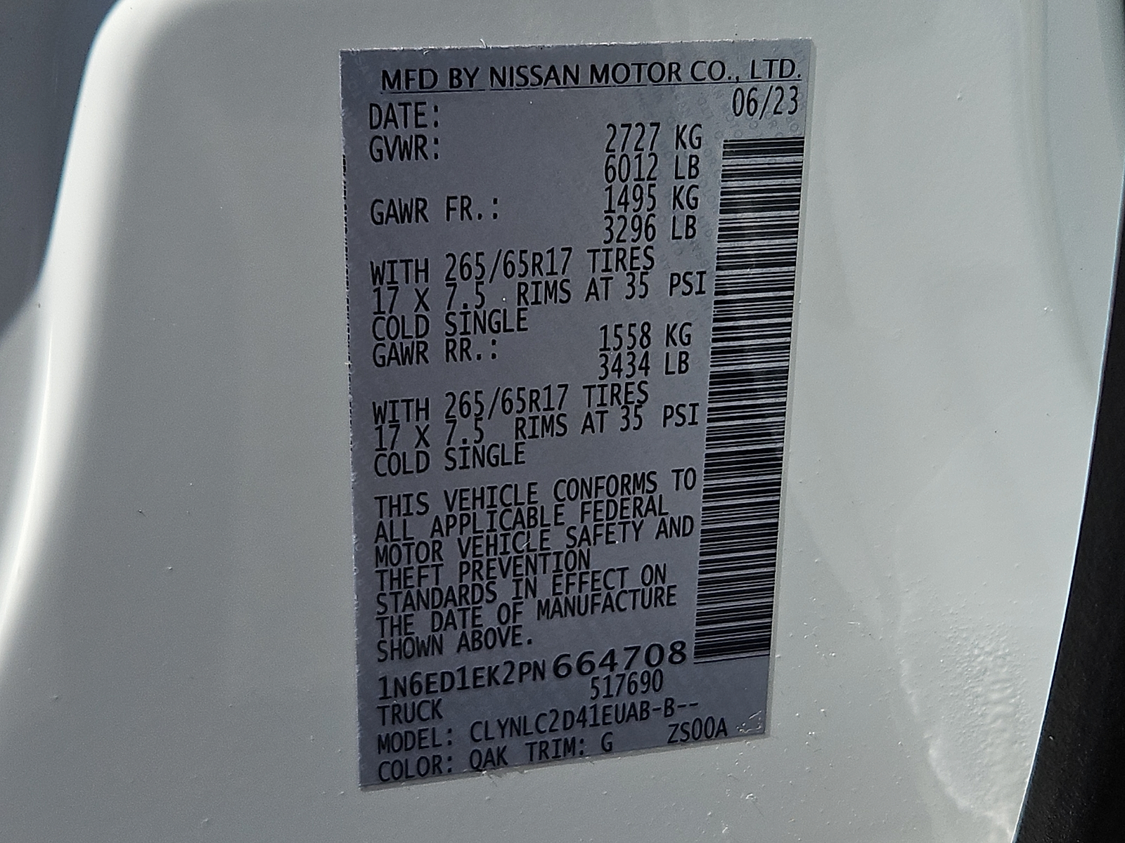 Used 2023 Nissan Frontier Truck