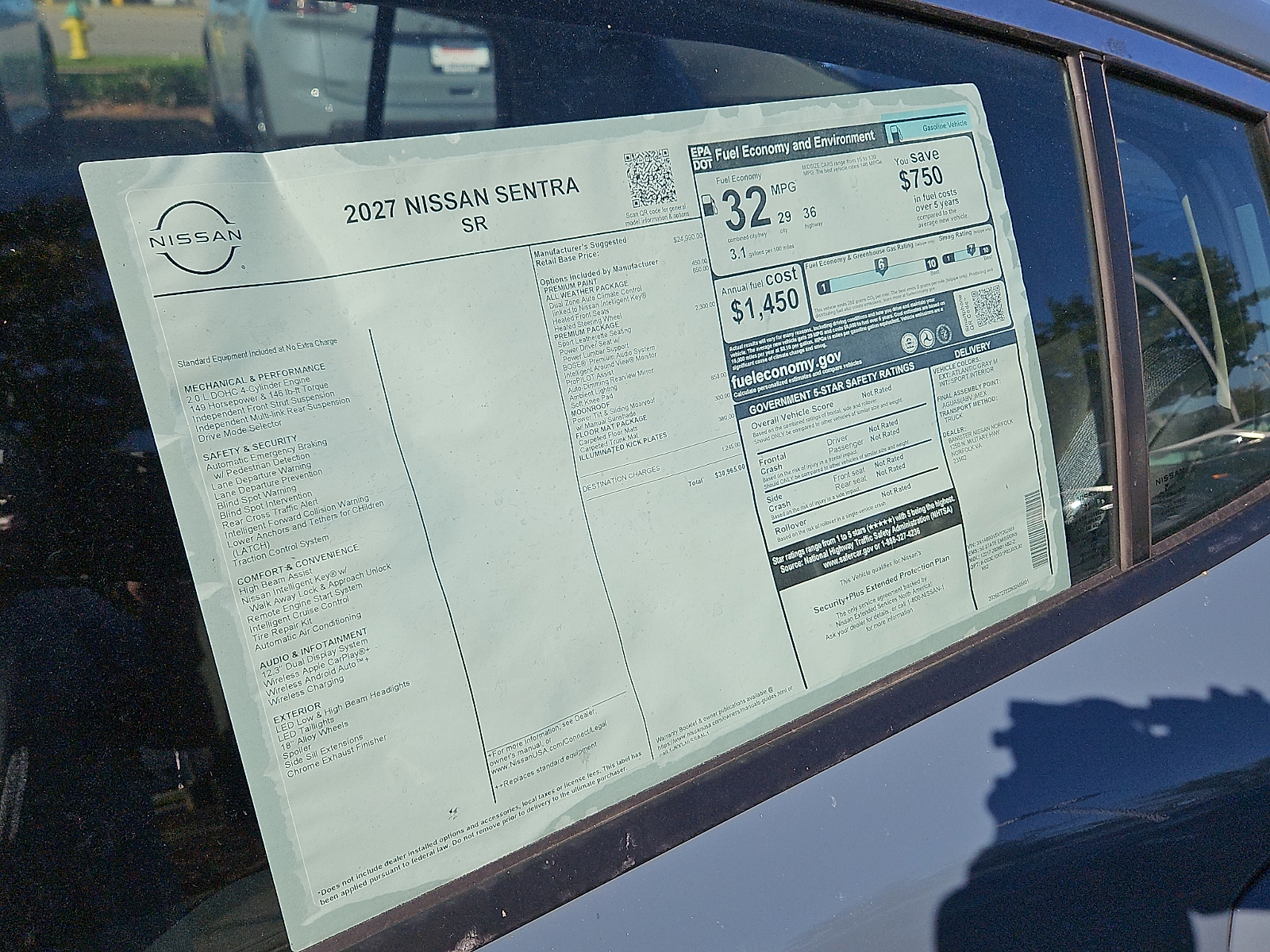 New 2027 Nissan Sentra Sedan