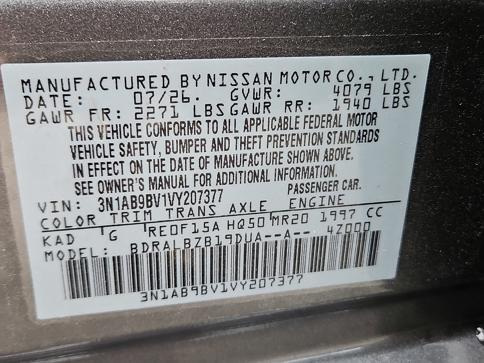 New 2027 Nissan Sentra Sedan