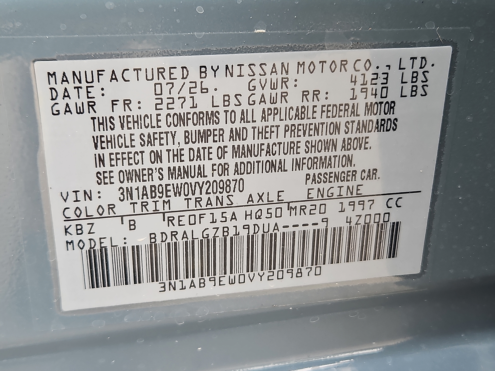 New 2027 Nissan Sentra Sedan