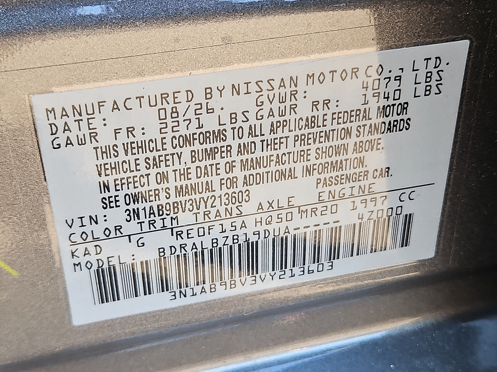 New 2027 Nissan Sentra Sedan